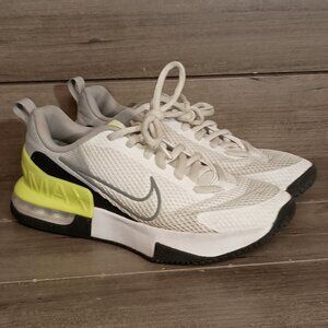 Nike Air Max Alpha Trainer 6 Sneakers Size 8 FQ1833-006 White Gray Volt